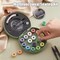 Travel Mini Sewing Kit – Portable Needle & Thread Repair Set for Adults, Beginners & Kids DIY Projects, Compact Plastic Organizer Case (Green)